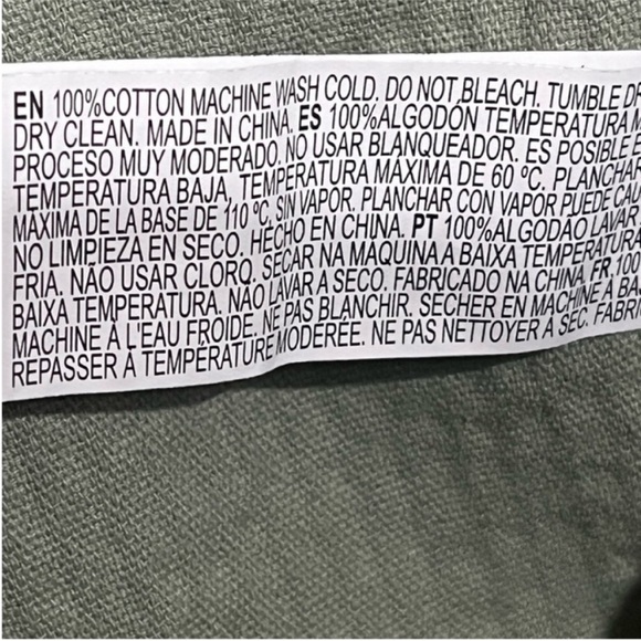 Forever 21 Woman’s 100% Cotton Sage Green Corduroy Mini Skirt w/Buttons-Large - Picture 8 of 11